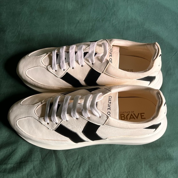 Culture Of Brave “Courage Series” Unisex Italian Sneakers 🦘 Leather - Picture 6 of 15
